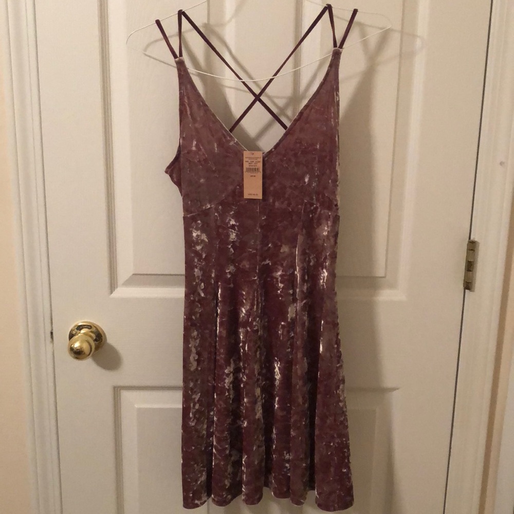 American eagle velvet dress